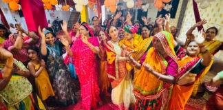 रामकथा में धूमधाम से मनाया गया प्रभु श्रीराम का जन्मोत्सव