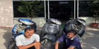 जयपुर पुलिस ने हरियाणा से दो वाहन चोरों को दबोचा Jaipur Police Apprehend Two Vehicle Thieves from Haryana
