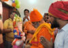श्रद्धा और भक्ति के साथ हुआ मूर्ति प्राण प्रतिष्ठा समारोह The idol consecration ceremony was held with faith and devotion.