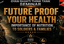 सैनिकों और परिवारों के लिए 29-30 मई को होगा पोषण पर सेमिनार A seminar on nutrition for soldiers and their families will be held on May 29–30.