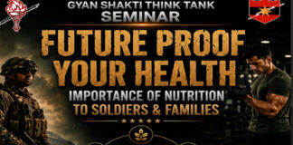 सैनिकों और परिवारों के लिए 29-30 मई को होगा पोषण पर सेमिनार A seminar on nutrition for soldiers and their families will be held on May 29–30.