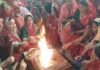 हुतात्मा शांति महायज्ञ में अर्पित की आहुतियां
