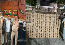 आबकारी विभाग ने पकडी ट्रक से 60 लाख की अवैध अंग्रेजी शराब Excise Department Seizes Illicit Foreign Liquor Worth ₹60 Lakh from a Truck