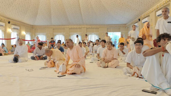 108-Round Maha-Japa Yajna Organized at Gupt Vrindavan Dham on Padmini Ekadashi