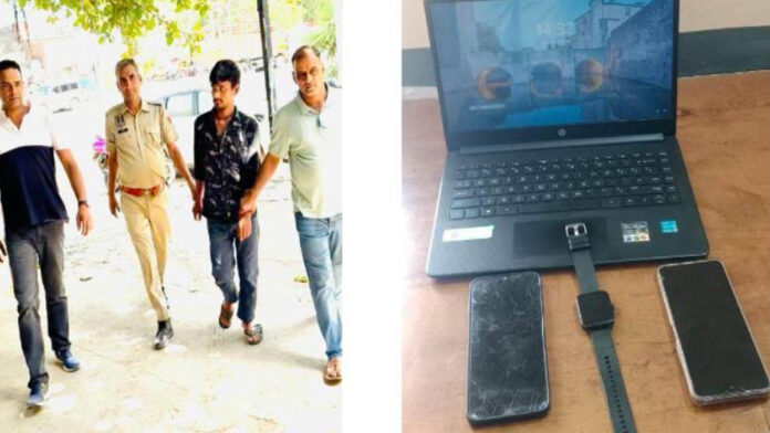 Laptop and Mobile Thief Arrested