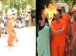 आपदा प्रबंधन की बारीकियां सीख रहे भावी अफसर: एसडीआरएफ ने दिया लाइव रेस्क्यू प्रशिक्षण