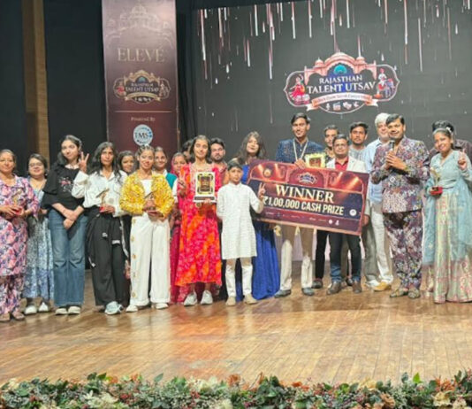 एलेवे राजस्थान टैलेंट उत्सव 2026 का ग्रैंड फिनाले में रोनिल बने चैम्पियन Ronil Crowned Champion at the Grand Finale of the Elevé Rajasthan Talent Festival 2026