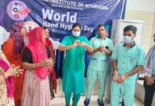 वर्ल्ड हैंड हाइजीन डे : राष्ट्रीय आयुर्वेद संस्थान के अस्पताल प्रशासन में स्वच्छता जागरूकता कार्यक्रम आयोजित Cleanliness Awareness Program Organized in Hospital Administration at the National Institute of Ayurveda