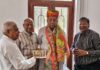 मारवाड़ी सम्मेलन के प्रतिनिधिमंडल ने राज्यसभा सांसद घनश्याम तिवाड़ी से की मुलाकात
