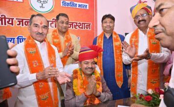 डॉ. महेंद्र कुमावत ने संभाला ओबीसी मोर्चा प्रदेश अध्यक्ष का पदभार