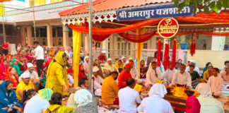 श्री अमरापुर स्थान में चालीहा महोत्सव की धूम Chaliha Festival Celebrations in Full Swing at Shri Amrapur Sthan
