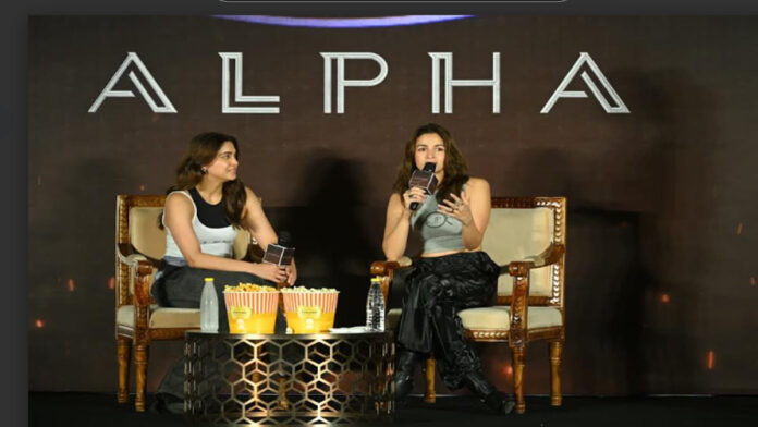 Alia Bhatt and Sharvari arrived in Jaipur to promote 'Alpha'.