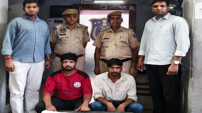 Two miscreants arrested for extortion while brandishing a sword. Two miscreants arrested for extortion while brandishing a sword.