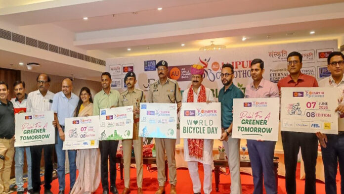 The AU Jaipur Cyclothon Kicks Off on World Bicycle Day