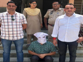 पांच हजार का इनामी बदमाश गिरफ्तार Criminal with a ₹5,000 reward on his head arrested.
