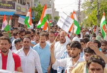 गौ माता को राष्ट्रीय पशु बनाने की मांग को लेकर मुस्लिम समाज की विशाल पदयात्रा Massive Foot March by the Muslim Community Demanding National Animal Status for the Cow