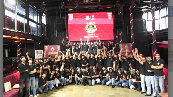 Talented individuals showcased their skills on stage at Mr. Rajasthan Season 5.