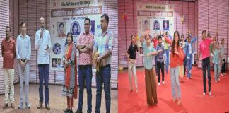 बाल अभिरुचि शिविर में पहुंचे एडिशनल कमिश्नर ट्रैफिक योगेश दाधीच
