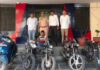 पांच चोरी के दुपहिया वाहन सहित शातिर वाहन चोर ‘मोटा’ गिरफ्तार Cunning vehicle thief ‘Mota’ arrested with five stolen two-wheelers.