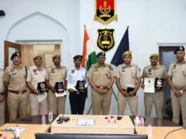 छह पुलिसकर्मियों को मिला कांस्टेबल ऑफ द मंथ अवॉर्ड