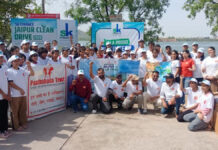 जल महल से उठी स्वच्छता की अलख: सैकड़ों लोगों ने लिया पर्यावरण संरक्षण का संकल्प A call for cleanliness rises from Jal Mahal: Hundreds pledge to protect the environment.