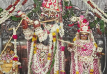 निर्जला एकादशी पर गोविंद देव जी के दरबार में सजे जल यात्रा दर्शन Viewing the 'Jal Yatra' at the court of Govind Dev Ji on Nirjala Ekadashi.
