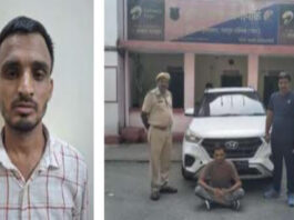 अंतरराज्यीय वाहन चोर गिरोह का मुख्य सरगना गिरफ्तार Kingpin of interstate vehicle theft gang arrested