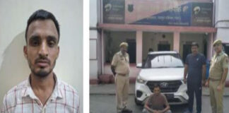 अंतरराज्यीय वाहन चोर गिरोह का मुख्य सरगना गिरफ्तार Kingpin of interstate vehicle theft gang arrested