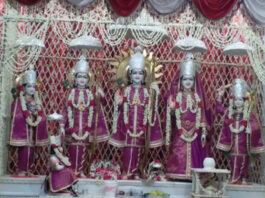 भगवान सियाराम पाटोत्सव : बधाइयों और भजनों से गुंजायमान हुआ खोले का हनुमानजी मंदिर Lord Siyaram Installation Anniversary Celebration