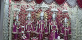 भगवान सियाराम पाटोत्सव : बधाइयों और भजनों से गुंजायमान हुआ खोले का हनुमानजी मंदिर Lord Siyaram Installation Anniversary Celebration