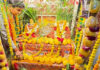 गायत्री जयंती महोत्सव: आम की अमिया से सजी माता गायत्री की झांकी