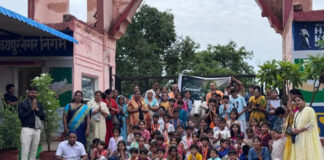हिंगोनिया गौ पुनर्वास केंद्र में विश्व पर्यावरण दिवस पर वृक्षारोपण का महा-आयोजन Launch of the 'One Tree, One Cow' campaign at Shri Pinjrapole Gaushala.