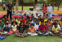खेल सामग्री पाकर खिले बच्चों के चेहरे: ‘100 मेडल्स टार्गेटेड फाउंडेशन’ की अनूठी पहल