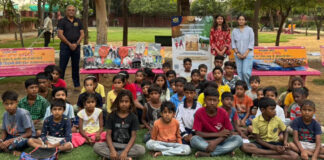खेल सामग्री पाकर खिले बच्चों के चेहरे: ‘100 मेडल्स टार्गेटेड फाउंडेशन’ की अनूठी पहल