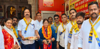 मोती डूंगरी गणेश मंदिर में पूजा के साथ कीर्ति पाठक ने संभाली नई जिम्मेदारी