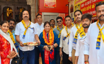 मोती डूंगरी गणेश मंदिर में पूजा के साथ कीर्ति पाठक ने संभाली नई जिम्मेदारी