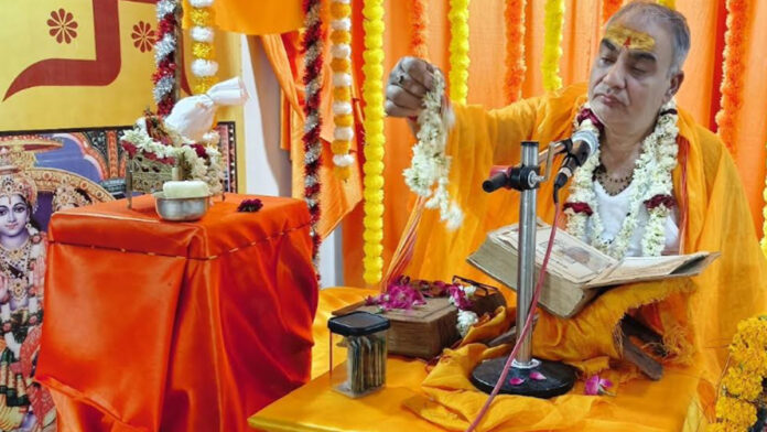 The story of Ramavatar was extolled during the week-long Shrimad Bhagwat Katha. The story of Ramavatar was extolled during the week-long Shrimad Bhagwat Katha.