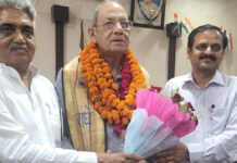 नरेश कुमार गुप्ता महावर वैश्य सेवा संस्था जयपुर के निर्विरोध अध्यक्ष निर्वाचित Naresh Kumar Gupta elected unopposed as President of Mahavar Vaishya Seva Sanstha, Jaipur.