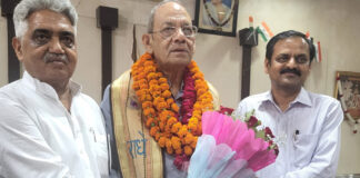 नरेश कुमार गुप्ता महावर वैश्य सेवा संस्था जयपुर के निर्विरोध अध्यक्ष निर्वाचित Naresh Kumar Gupta elected unopposed as President of Mahavar Vaishya Seva Sanstha, Jaipur.