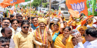 मोदी सरकार के 12 वर्ष पूर्ण होने पर सिविल लाइंस में ‘नमो लोक महोत्सव’ ‘Namo Lok Mahotsav’ in Civil Lines to mark the completion of 12 years of the Modi government.