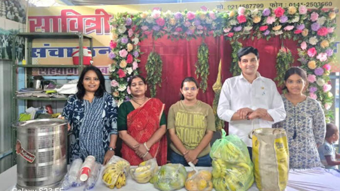 Nrityam Foundation distributed sherbet and fruits on Nirjala Ekadashi.