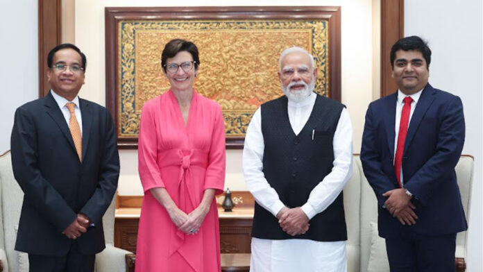 Prime Minister Narendra Modi met with Citi Chair and CEO Jane Fraser.