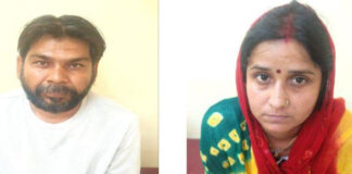 एक प्लॉट का दो बार सौदा कर 60 लाख की ठगी करने वाले फरार पति-पत्नी गिरफ्तार Absconding couple arrested for defrauding someone of ₹60 lakh by selling the same plot twice.