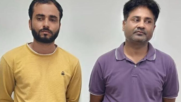 Assistant Engineer and computer operator arrested while accepting a bribe of ₹20,000.