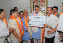 राज्यसभा सदस्य निर्वाचित होने पर डॉ. सतीश पूनिया का अभिनंदन