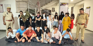 स्पा सेंटरों पर पुलिस का शिकंजा: गाइडलाइन उल्लंघन करने वाले 23 गिरफ्तार Police crackdown on spa centers: 23 arrested for violating guidelines.