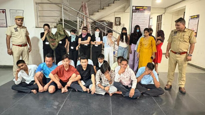 Police crackdown on spa centers: 23 arrested for violating guidelines. Police crackdown on spa centers: 23 arrested for violating guidelines.