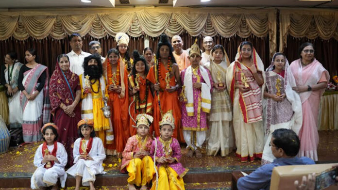 On Talent Day, children unveiled the mystery of 'Gupt Vrindavan Dham' through a skit. On Talent Day, children unveiled the mystery of 'Gupt Vrindavan Dham' through a skit.