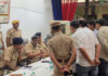 थाने में पुलिस कमिश्नर ने परिवादियों की जनसुनवाई कर मौके पर अधिकारियों को दिए त्वरित निस्तारण के निर्देश The Police Commissioner held a public hearing for complainants at the police station.