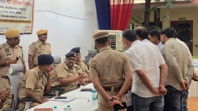 The Police Commissioner held a public hearing for complainants at the police station. The Police Commissioner held a public hearing for complainants at the police station.